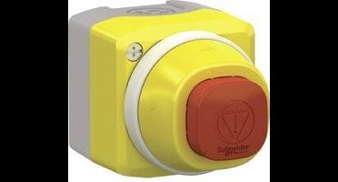 Schneider Electric XALK84W3BG Nood-uit/noodstopknop In behuizing, Verlicht 24 V 6 A 1x NO, 2x NC IP66, IP67, IP69, IP69