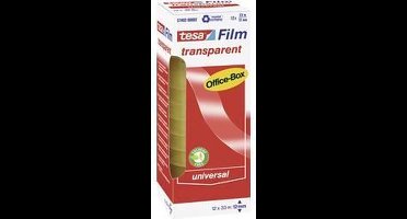 tesa OFFICE-BOX 57402-00002-01 tesafilm Transparant (l x b) 33 m x 12 mm 12 stuk(s)
