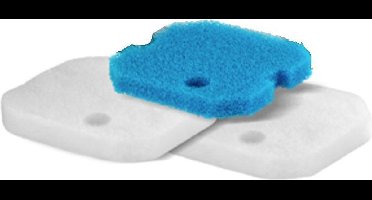 Black Beauty Foam Eheim Experience 350 Set 2x Blue 4x Filterfleece