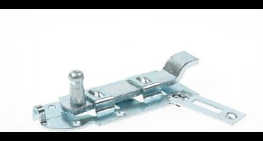 WAELBERS rolschuif met bocht | 100 x 45 mm | verzinkt