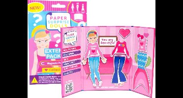 Paper Surprise Dolls Extended Packet - Magneetpoppetje met outfits - 12 te verzamelen