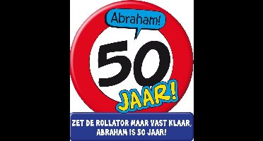 Wenskaarten - Abraham verkeersbord