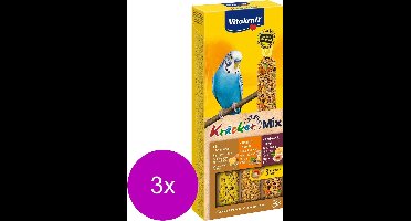 Vitakraft Parkiet Kracker 3 stuks - Vogelsnack - 3 x Honing&Ei&Fruit