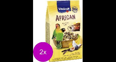 Vitakraft African Agapornidenvoer - Vogelvoer - 2 x 750 g