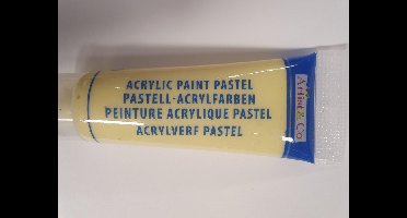 Acrylverf pastel geel 75ml, artist&co kindercrea