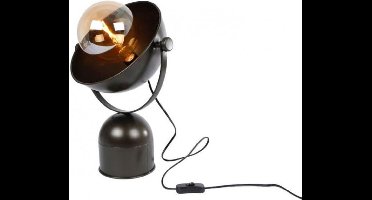 Van Manen Tafellamp Ivan 31 x 21,5 cm staal, zwart