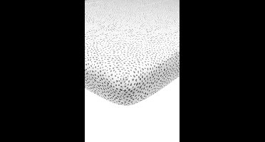 Meyco Baby Cheetah hoeslaken wieg - grey - 40x80/90cm