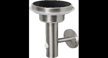 LEDVANCE Wand- en plafondarmatuur LED: voor muur, ENDURA STYLE SOLAR DOUBLE CIRCLE / 6 W, 3.2 V, Warm wit, 3- K, body materiaal: stainless steel, IP44