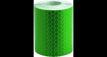 Reflecterende tape - GROEN - 3 meter rol - 5cm breed