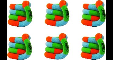 Tangle Fuzzies Junior 6-Pack - The Original Fidget - Voordeelset