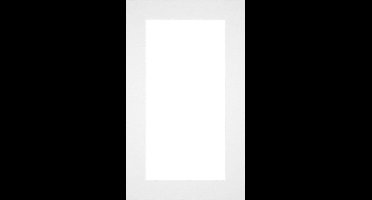 Passe-Partout Fotomaat 20x40 cm - Lijstmaat 30x50 cm - Wit - Museumkarton - Fotolijst niet inbegrepen