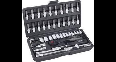 Vigor V2414 Dopsleutelset Metrisch 1/4 (6.3 mm) 46-delig