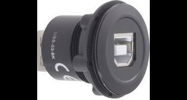 TRU COMPONENTS USB-03-BK USB-inbouwbus 2.0 Bus, inbouw USB-bus type B naar USB-bus type A Inhoud: 1 stuk(s)