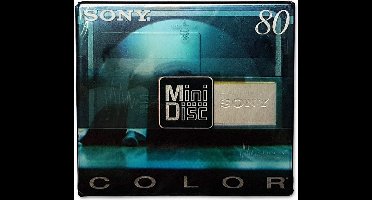 Sony 80 Min Recordable MD Minidisc Color Collection Shock ( Grey )