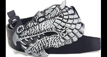 Stijlvolle Dragon Riem in Zwart - Maat 110cm