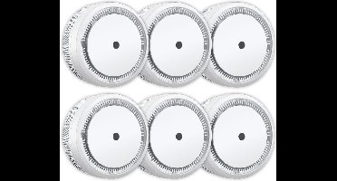 ELRO FS8010 Rookmelder Compact Design 10 Jaar Batterij - Voldoet aan EN 14604 - 6-pack