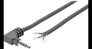 BKL Electronic 1101084 Jackplug 3.5 mm - Stereo Aantal polen: 4 Inhoud: 1 stuk(s)