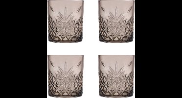 Pasabahce Waterglas Timeless 35.5 cl Taupe Taupe 4 stuks