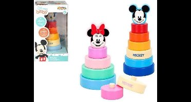 Disney: duurzame baby houten stapeltoren