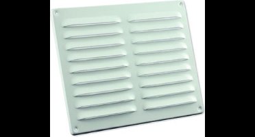 NEDCO ventilatierooster | schoepenrooster | ALUMINIUM | 250 x 200 mm | wit