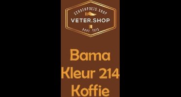 Bama G56 schoen creme voor glad leer - 50ml schoenpoets - 214 koffie