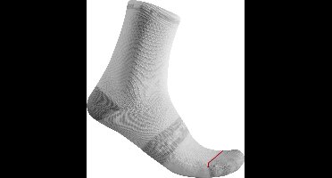 Castelli Superleggera T 12 Fietssokken - Maat 36-39 - Mannen - wit/grijs