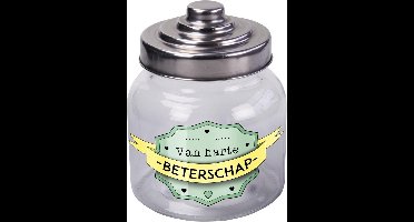 Paper Dreams Voorraadpot Beterschap Glas Transparant 800 Ml