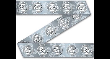 Paper Dreams Markeerlint 25 Jaar 12 Meter Pvc Zilver