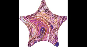Amscan Folieballon Purple Star 45 Cm Metallic