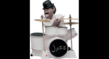 Antartidee - beeldje - drummer - drumstel - Jazz - Band - Italiaans - Design