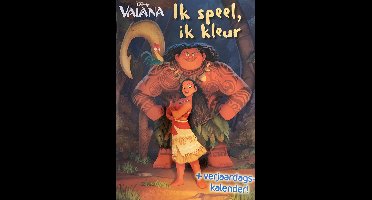 Disney Vaiana Kleurboek met Verjaardagskalender