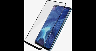 PanzerGlass Edge to Edge Screenprotector geschikt voor OPPO A94 5G Glazen Screenprotector - Case Friendly - Zwart