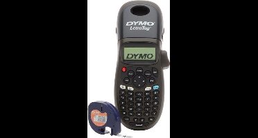 DYMO LetraTag LT-100H Labelprinter | Labelmaker met ABC-toetsenbord voor thuis en op kantoor | Zwart