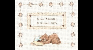 Vervaco - Telpakket kit - Popcorn rust - PN-0011201 - Borduren - Borduurpakket - Borduurpakket geboorte - Borduurpakket volwassenen