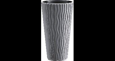 Bloempot met inzet Sandy Slim DPSP350 405U - grijs
