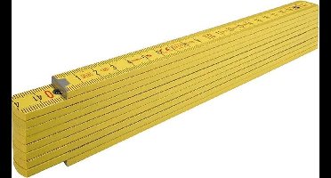 Stabila 14556 Duimstok - hout - geel - 2m