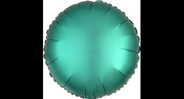 Folieballon turquoise, 40cm kindercrea