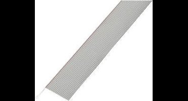 TRU COMPONENTS 1567187 Lintkabel Rastermaat: 1.27 mm 20 x 0.035 mm² Grijs 30.5 m