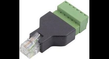 TRU COMPONENTS FL-30 RJ 12 Terminal Adapter FL-30 Stekker, recht Aantal polen 6P6C 1 stuk(s)