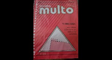 Tabbladen Multo A4 23-gaats 5-delig PP assorti