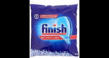 Finish Zout | 8 x 1kg | Vaatwasser zout | Korrels | Voorkomt Kalkafzetting | Promo Verpakking