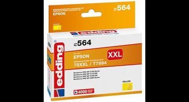 Edding Inktcartridge vervangt Epson 78XXL, T7894 Compatibel Geel EDD-564 18-564