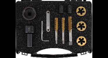 BGS - Auto Wielbout en Wielmoer reparatie set - Draadeind en Snijset - M12 x 1.25 -  M12 x 1.50 - M14 x 1.50 - BGS1988