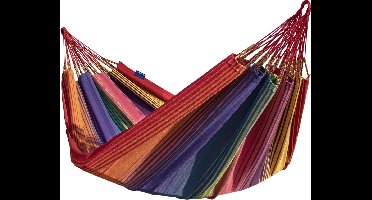COLOMBIAANSE hangmat - 2 persoons - EXTRA STEVIG - UV bestendig katoen - multicolor - Arriba