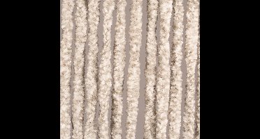 Luxe Kattenstaart Vliegengordijn - 90 x 220cm - Wit/Grijs Mix