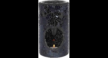 Something Different - Black Crackle Pillar Oliebrander - Zwart