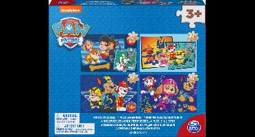 PAW Patrol - 4 puzzels van hout