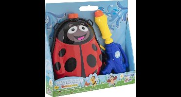 Grafix waterpistool rugtas voor kinderen - lieveheersbeestje - Zomer buitenspeelgoed voor zwembad / strand - waterspeelgoed voor kinderen
