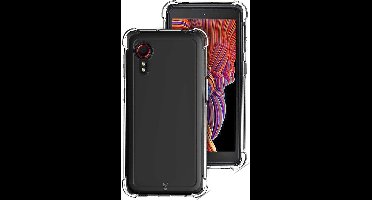 Hoesje geschikt voor Samsung Galaxy Xcover 5 - Anti Shock Proof Siliconen Back Cover Case Hoes Transparant