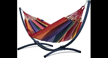 Potenza Titaan - familie hangmat met standaard - metaal – Grafiet